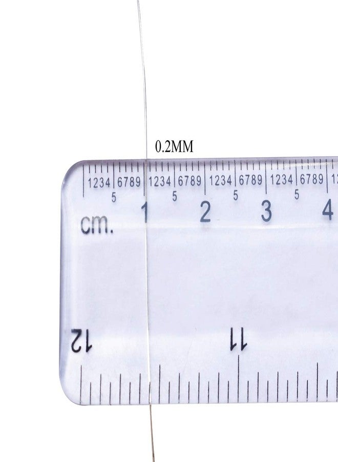 Embroiderymaterial Zari Stiff Metallic Copper wire for Hand Embroidery & jewelry making in Silver Color, 0.2MM, 32Gauge 100Gram(100 Meters) - Image 2